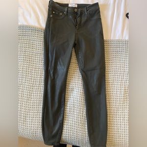 Pistola faux leather skinny jeans